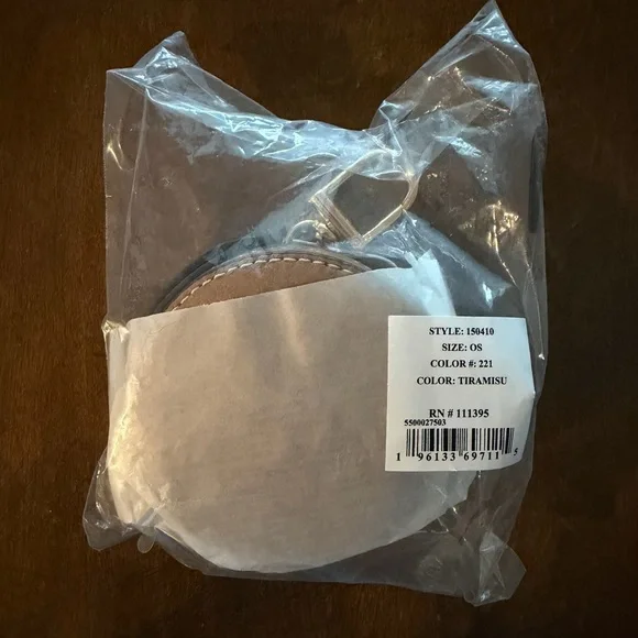 NWT 150410 Tory Burch Brown Leather Thea Coin Purse Pouch - Picture 10 of 14